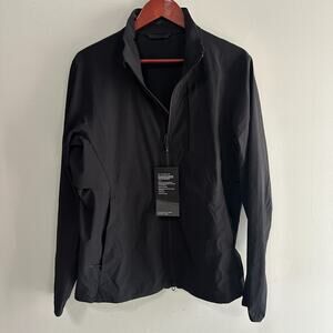 NWT Lululemon Sojourn Windbreaker Mens Size Medium Black Full Zip